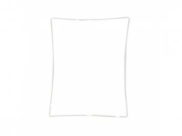 Bílý rámeček pro Apple iPad 4 