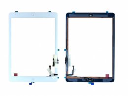Dotykové sklo s Touch ID a originálním lepením pro Apple iPad Air / iPad 5 2017 bílá 