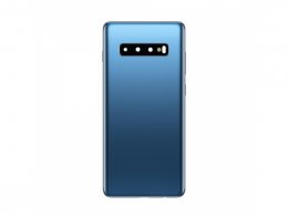Zadní kryt + čočky + rámeček pro Samsung Galaxy S10 G973F modrá (OEM) 
