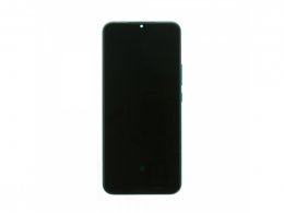 LCD displej + rámeček pro pro Xiaomi Mi 10 Lite Assembled Aurora modrá (OEM) 