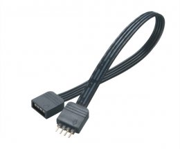 AKASA - prodlužovací kabel pro LED pásky 50 cm  (AK-CBLD01-50BK)