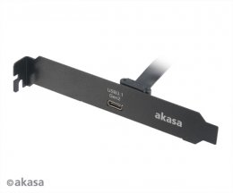 AKASA - USB 3.1 gen 2 Typ C PCI záslepka  (AK-CBUB37-50BK)