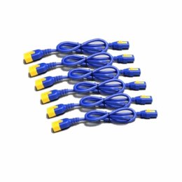 Power Cord Kit (6 ea), Locking, C13 to C14, 1.2m, Blue  (AP8704S-WWX590)