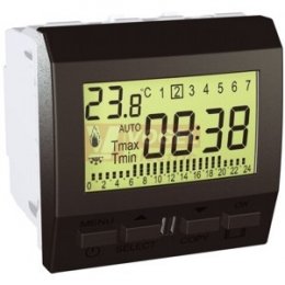 Top termostat týdenní prostorový Grafit  (MGU350512)